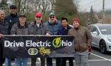 Drive Electric Dayton members attend the Springboro Ohio Christmas Parade.