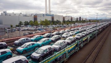 Photo of electric car production in Germany shared by Drive Electric Dayton